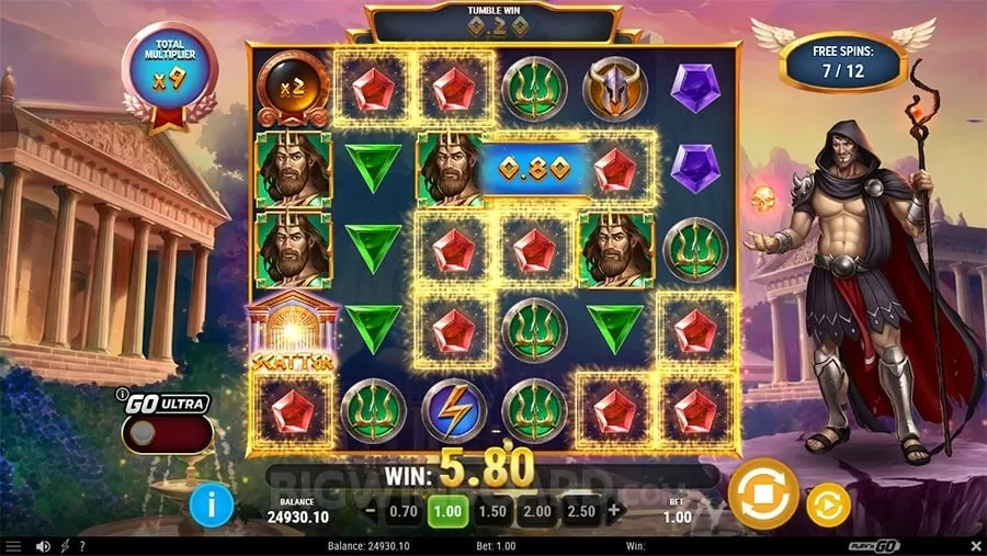 E-wallet icon with money flowing out, gold themed